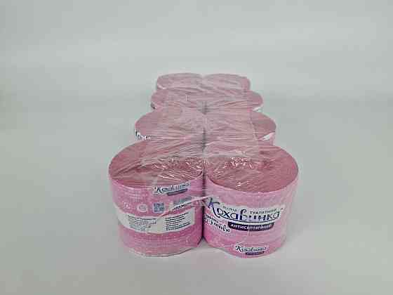 Бумага туалетная без втулки розовый 