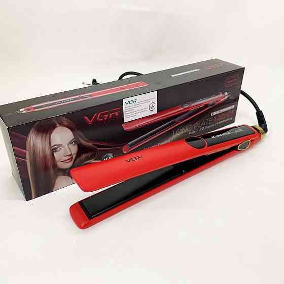 Выпрямитель для волос для поездок VGR V-518, Выпрямитель для парикмахерских Плойка выпрямления MZ-87 Львов