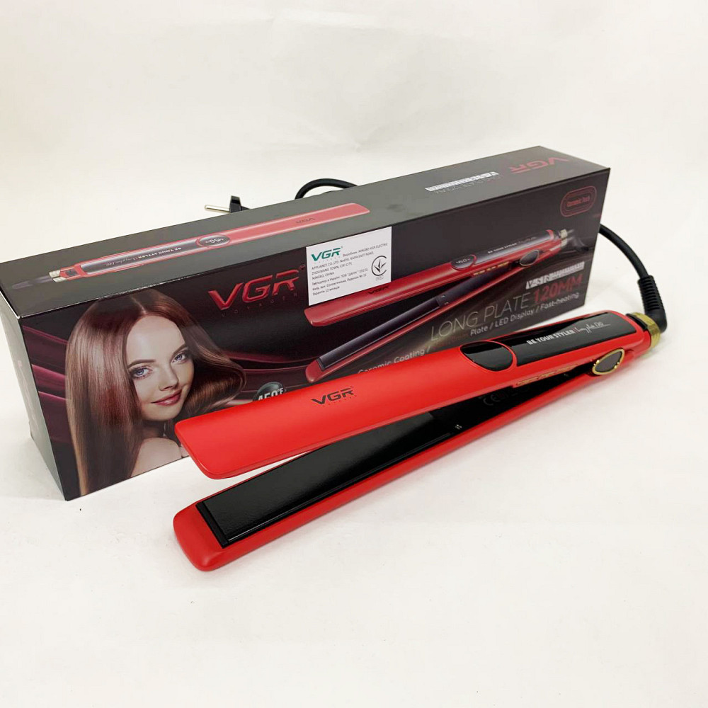 Выпрямитель для волос для поездок VGR V-518, Выпрямитель для парикмахерских Плойка выпрямления MZ-87 Львов - изображение 4