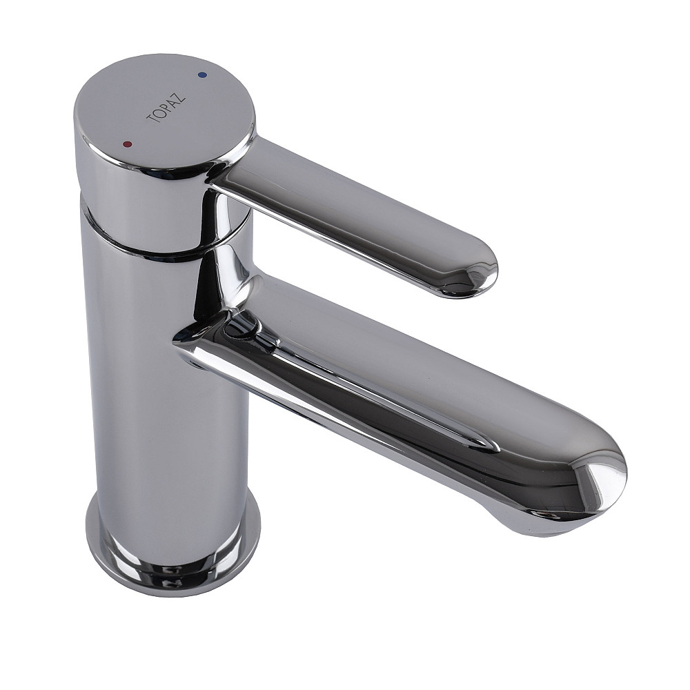 Змішувач для умивальника TOPAZ CORSICA TC 16221-H48 на гайці, шланги TAQ-M1055,D35 Луцьк - фото 2