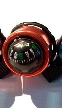 Дзвінок велосипедний (помаранчевий з компасом) (275B) Мукачево