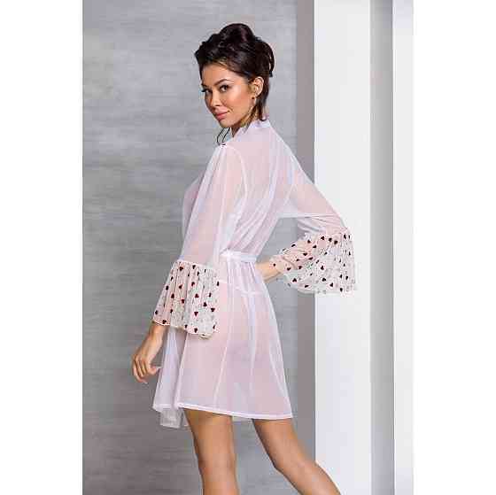 Повітряний пеньюар Passion LOVELIA PEIGNOIR XXL/XXXL, white Sex Aura Київ