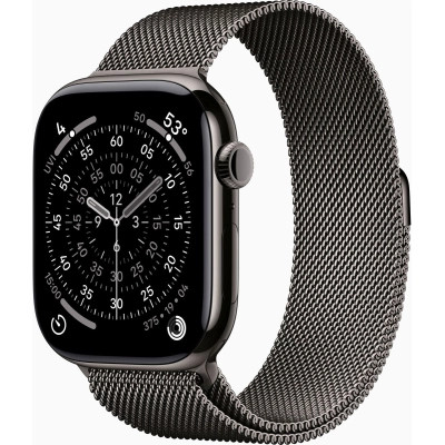 Смарт-годинник Apple Watch Series 11 GPS + Cellular 46mm Slate Titanium Case with Slate Milanese Loop - M/L (MFD44RK/A) Вінниця - фото 1