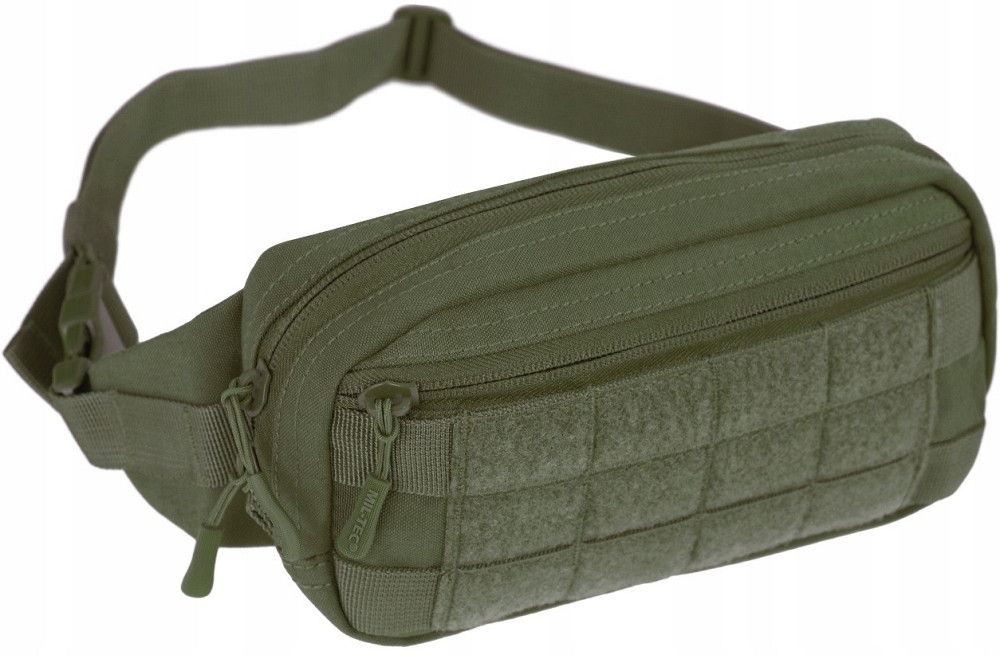 Універсальна Сумка 1.7 літрів на пояс із панеллю MOLLE/PALS Mil-Tec від Sturm "Fanny Pack" (13512501) Olive Нововолинськ - фото 3