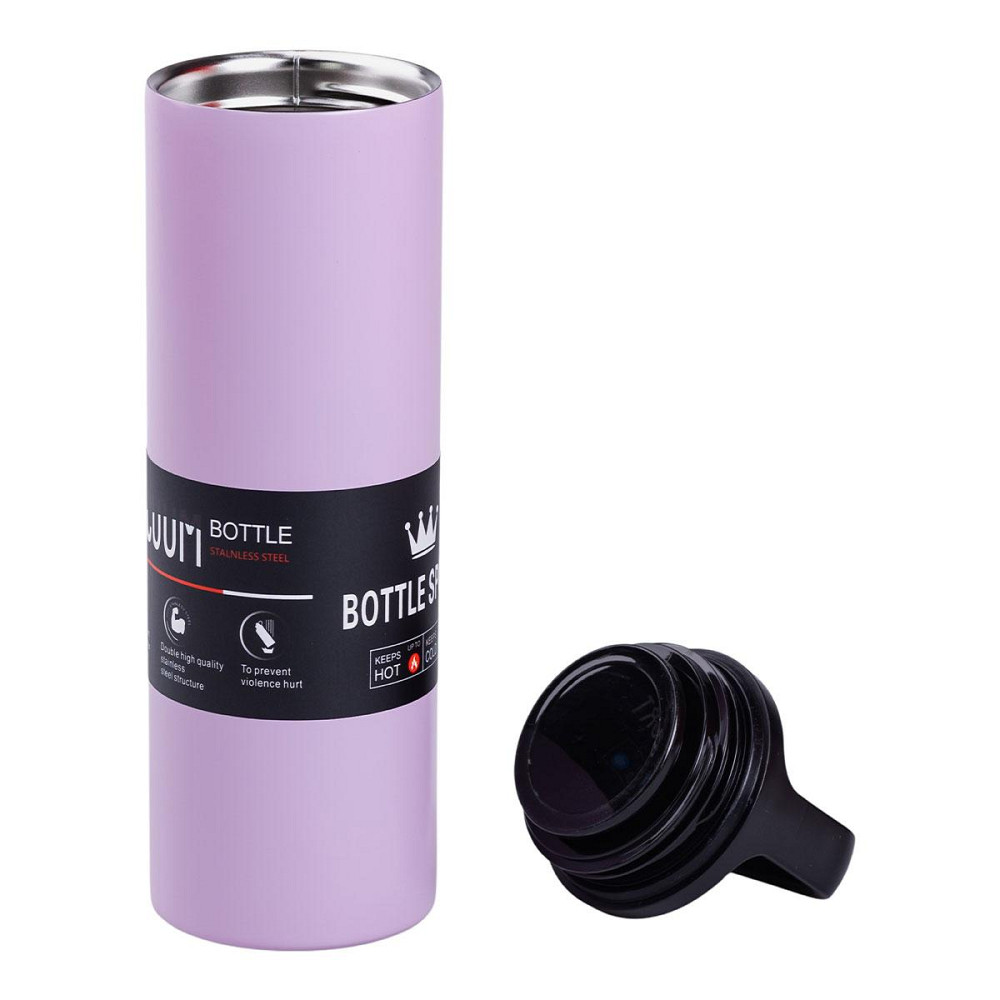 Термос металлический 500 мл Bottle Sport с вакуумной изоляцией фиолетовый HPGM5009V Київ - фото 2