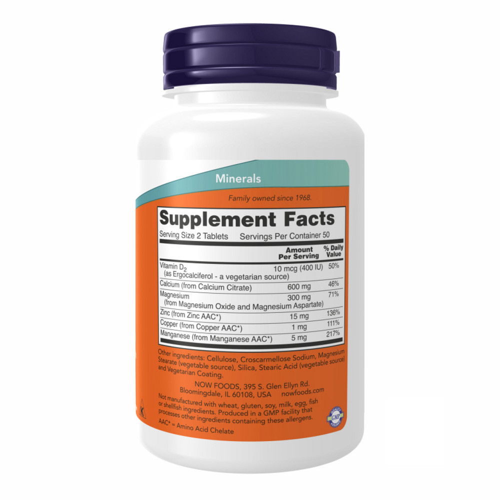 Цитрат кальцію NOW Calcium Citrate W/Min 100 tabs Київ - фото 2