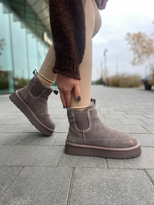WSMR Угги жіночі WSMR K01 кофе (зима, замша натуральна) (5679) 36 Коломыя - изображение 7