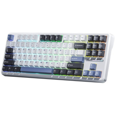 Клавиатура Aula F87 Gasket Greywood V3 Wireless/Bluetooth/USB UA White (6948391208602) Винница - изображение 3