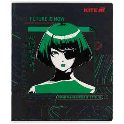 Тетрадь Kite Anime, 24 листа, клетка (K25-238-1) Винница