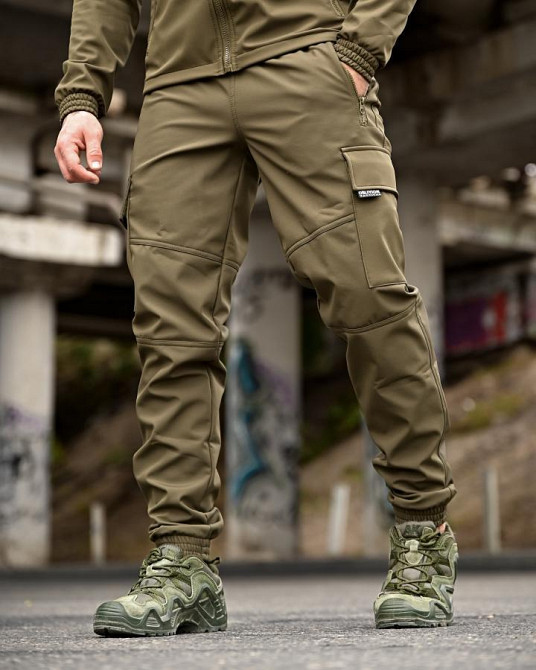 Тактичний костюм софтшел Oblivion  олива ВТ0599 Одеса - фото 7