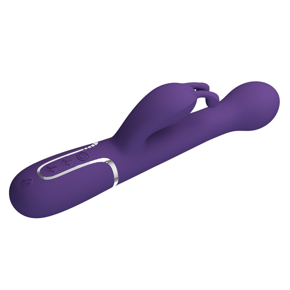 Вібратор з ротацією і поштовхами Pretty Love Dejon dark Purple фіолетовий Sex Aura Київ - фото 8