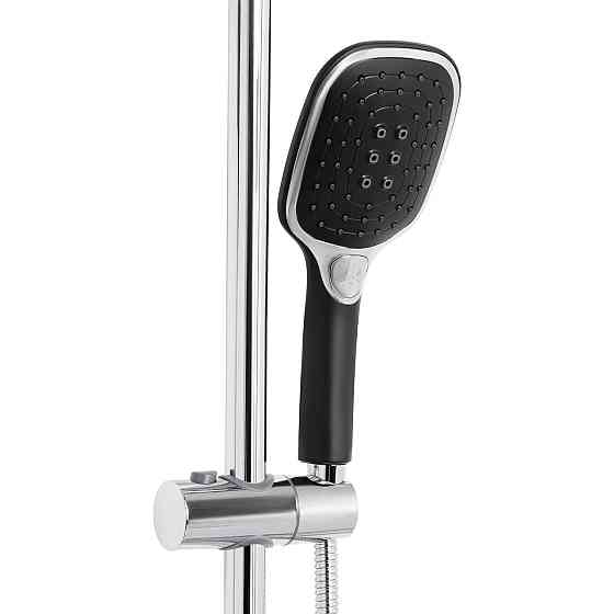 Душова система універсальна Qtap Grand на три споживачі (з виливом) QTGRABCR1004 Chrome/Black Київ