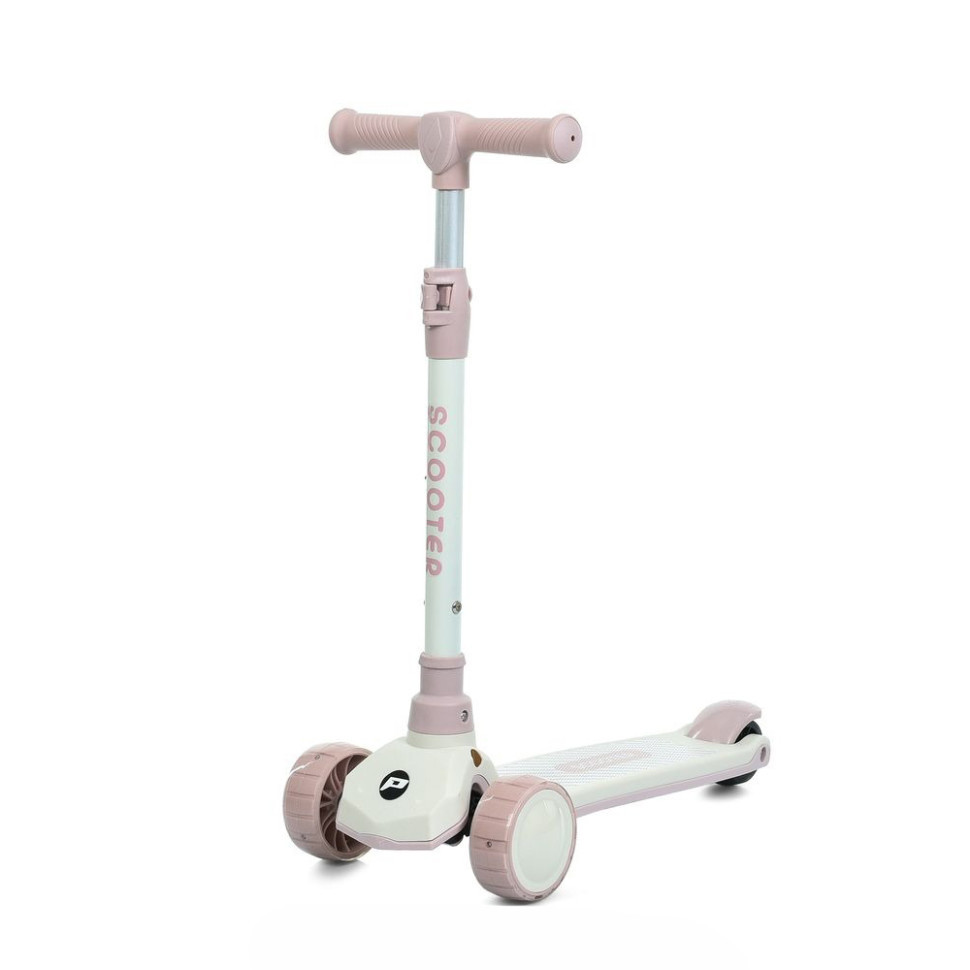 Самокат дитячий триколісний JR3-124-P, колеса зі світлом Вінниця - фото 1