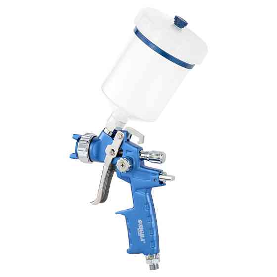 Фарборозпилювач HVLP Ø1.4мм 170-285л/хв 2.5бар у/б 500 мл (пласт) REFINE (6812401) Київ