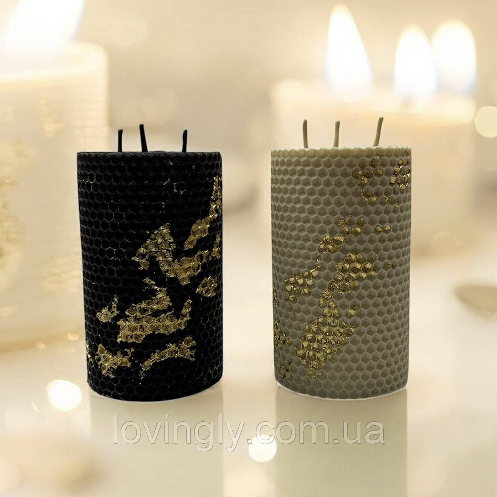 Преміальний набір свічок з вощини - подарунок на весілля та річницю Ірпінь - фото 1