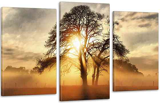 Модульная картина Природа Рассвет Art-217_3 70x130 см Киев