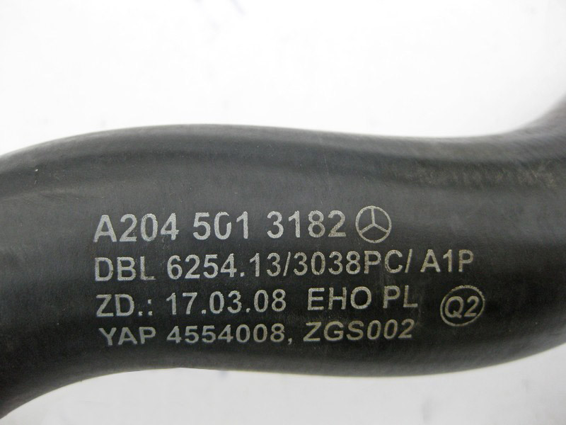 Mercedes-Benz  A2045013182 Патрубок радіатора лівий до двигуна OM642 V6 3.0 cdi E-Class W212 C207 CLS C218 C-Class W204 Одеса - фото 3