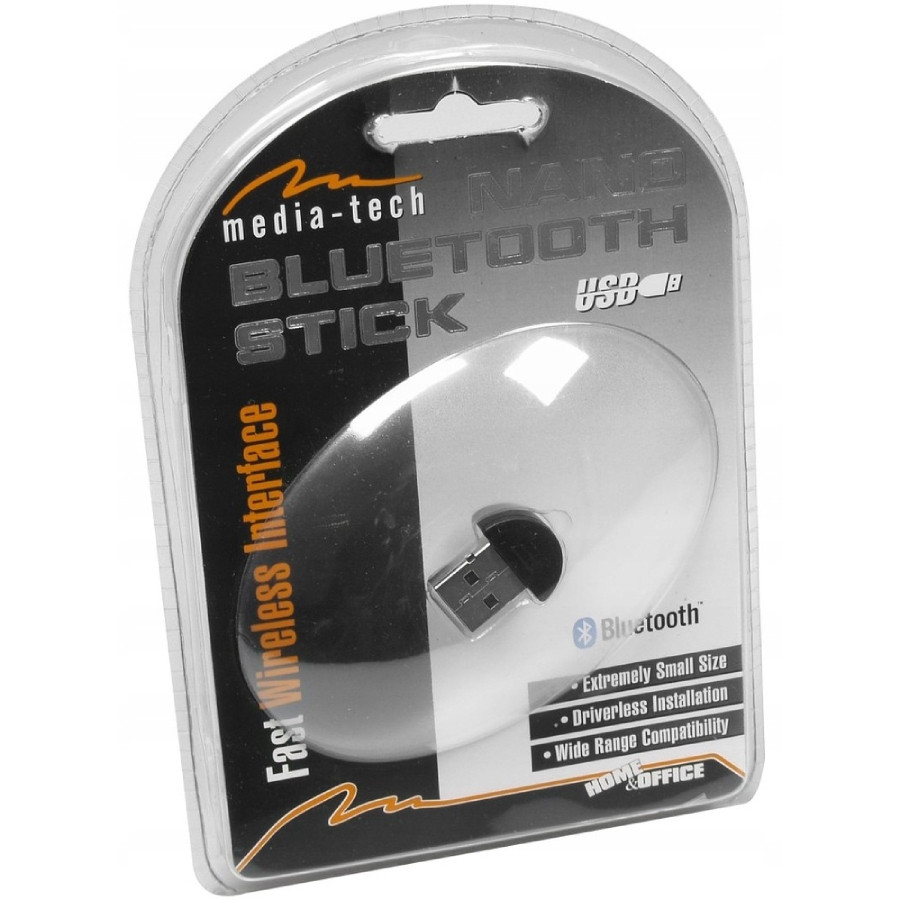 Адаптер Nano Bluetooth dongle 5.0, чорний, Media-Tech Винница - изображение 2