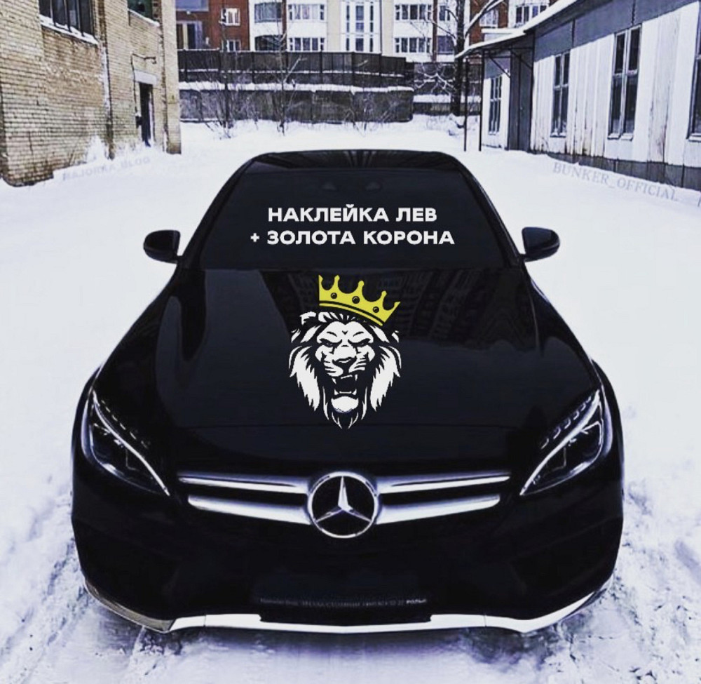 Вінілова наклейка на авто та будь яку поверхню в Любові розмірах — НАКЛЕЙКИ ЛЕВ + ЗОЛОТУ КОРОНА Чернівці - фото 1