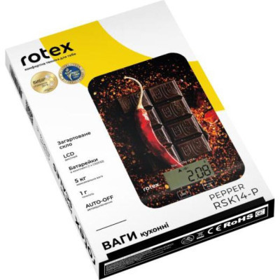 Весы кухонные Rotex RSK14-P pepper Винница - изображение 5