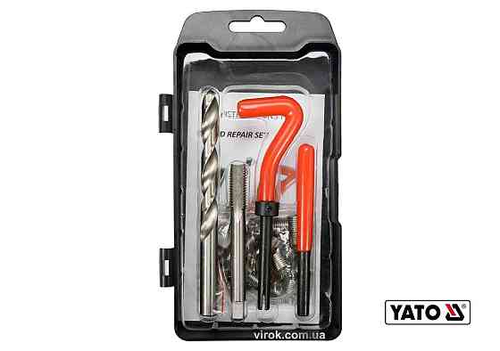Набір для ремонту різьби YATO : М10 x 1.5 мм, HSS 4241/4341, 30 шт [20/40] Одеса