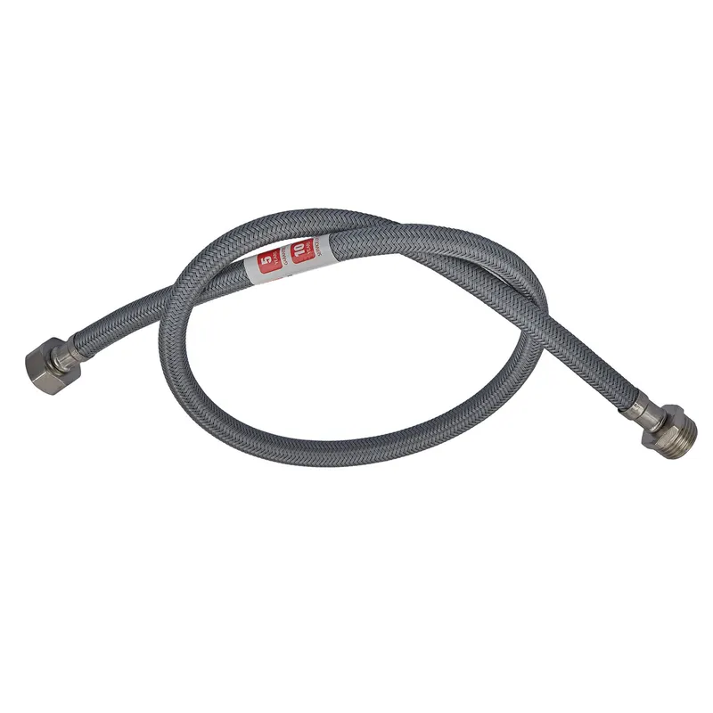 Гнучке підведення Zerix ZHN-02-FM1/2"-060 (нейлонове обплетення, гайки нерж) (ZX5149) Київ - фото 1