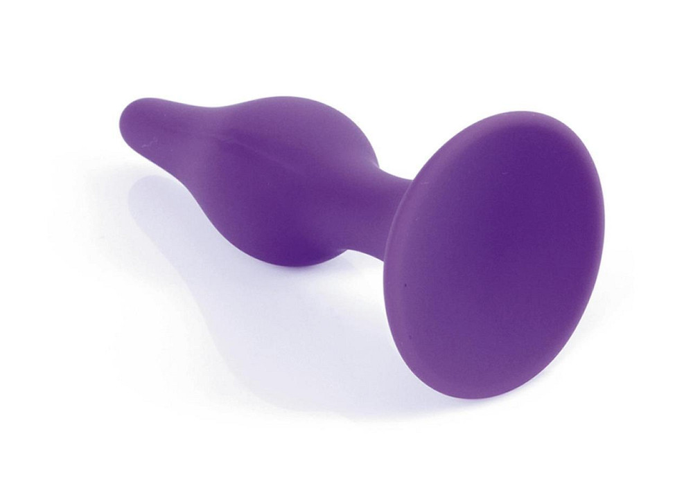 Анальна пробка - Silicone Purple Plug L Sex Aura Київ - фото 2