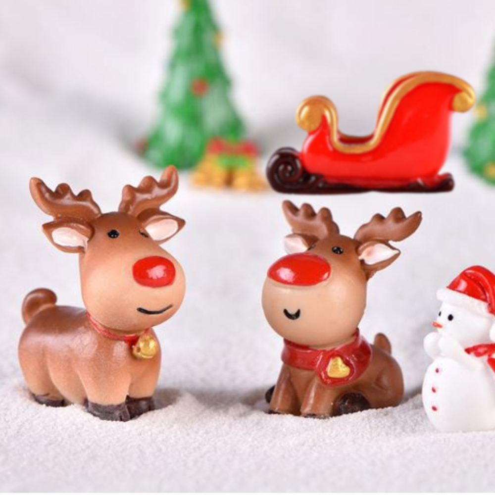 Новогодняя фигурки Олень для миниатюры, флорариума, мини-сада, декора Одесса - изображение 5