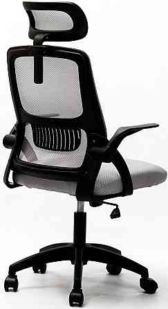 Кресло офисное Diego ErgoFlex сетка черно-серое Киев
