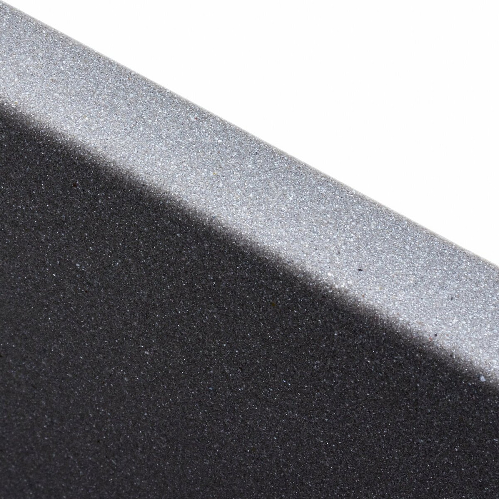 Гранітна мийка для кухні VALESO RUBA 4040 матова Сірий мусон Коломыя - изображение 16