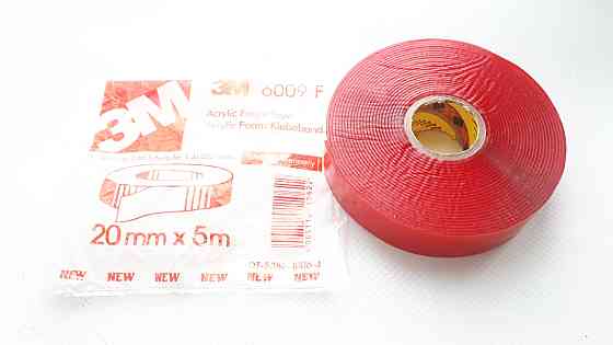 Скотч двосторонній. 3M 6009F 20мм*5м*0,8мм прозорий Вінниця