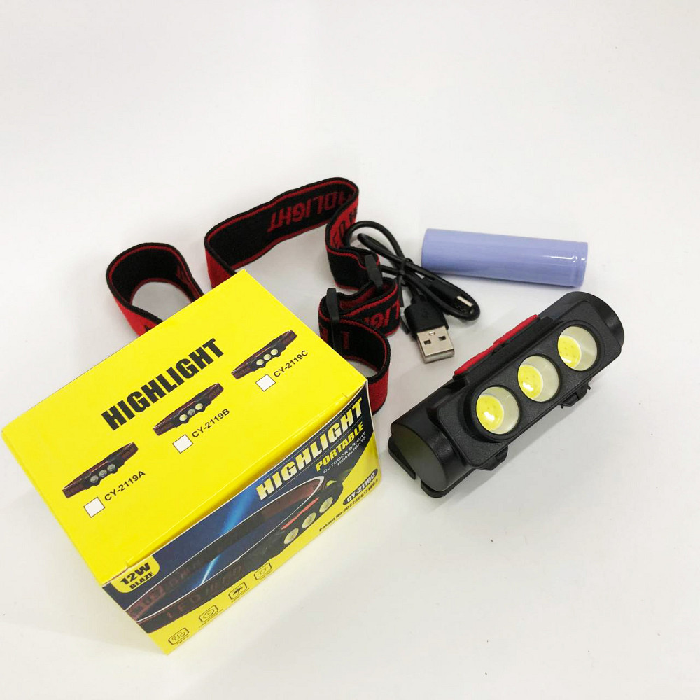 Налобний фонарь с аккумулятором PLD-2119C, Налобный аккумуляторный фонарь на голову CB-41 Львов - изображение 1