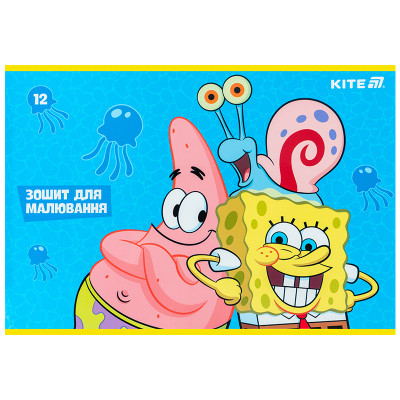 Альбом для рисования Kite SpongeBob SquarePants, 12 листов (SB25-241) Винница - изображение 7