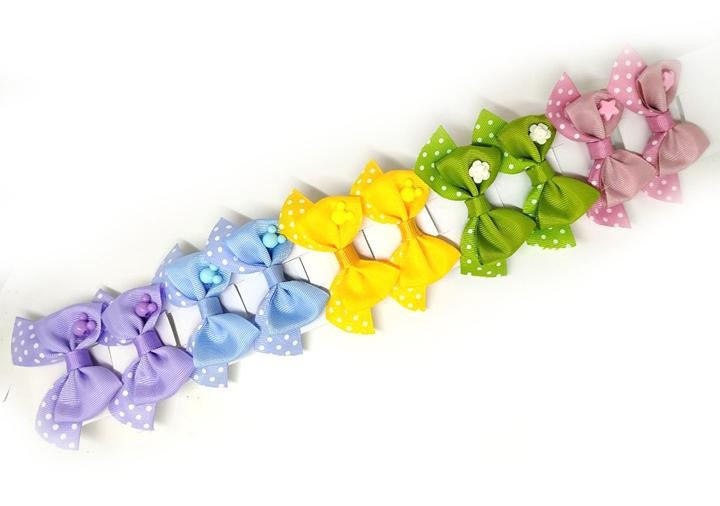 Гумки для волосся ошатні Бантики уп 10 шт Київ - фото 1