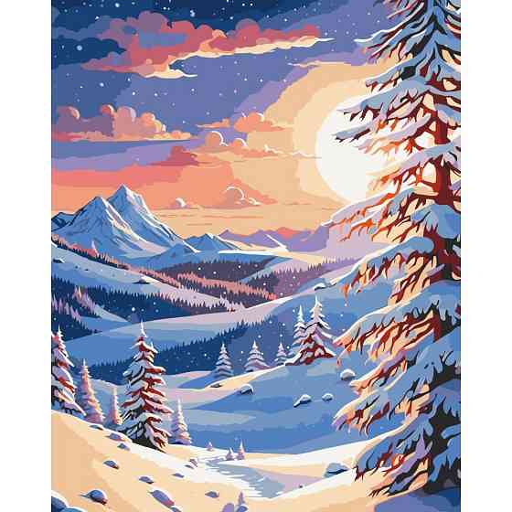 Картина за номерами "Зима в горах" 11047-AC 40х50 см Вінниця