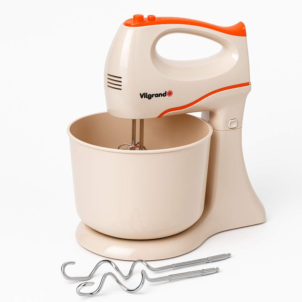 Миксер для смешивания кремов ViLgrand VHM3017B 300 Вт, Кухонный миксер для быстрого приготовления SU-71 Львов - изображение 13