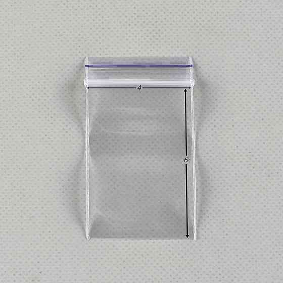 Герметичные пакеты zip lock для мелких деталей и хранения 4x6 (100шт) (1 пачка) Харьков
