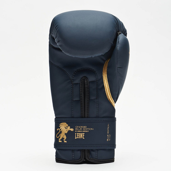 Боксерські рукавиці Leone GN059B Blue Edition 16 унцій (капу в комплекті) Каменское - изображение 4