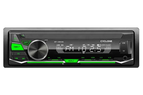 Автомагнітола Cyclone MP-1086 BA RGB BT/USB/MicroSD/ISO/доп. розїзд /Eway Link Вінниця