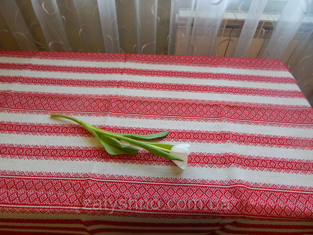 Скатерть с красной с вышивкой Киев - изображение 3