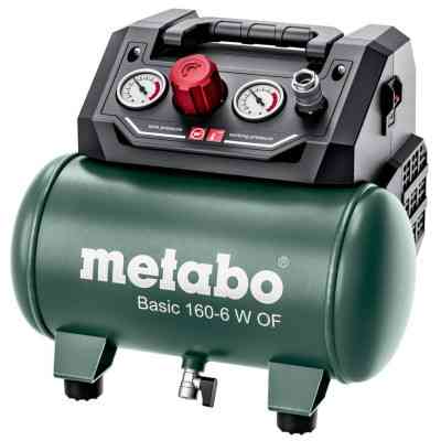 Компресор Metabo BASIC 160-6 W OF безолійний, 900Вт, 6л, 160л/хв, 8бар (601501000) Вінниця