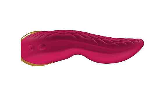 Вибратор для клитора Shunga Aiko Raspberry, гибкие кончики Sex Aura Киев