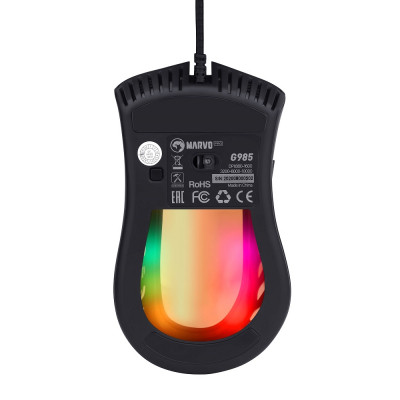 Мышка Marvo G985 RGB-LED USB Black (G985) Винница - изображение 5
