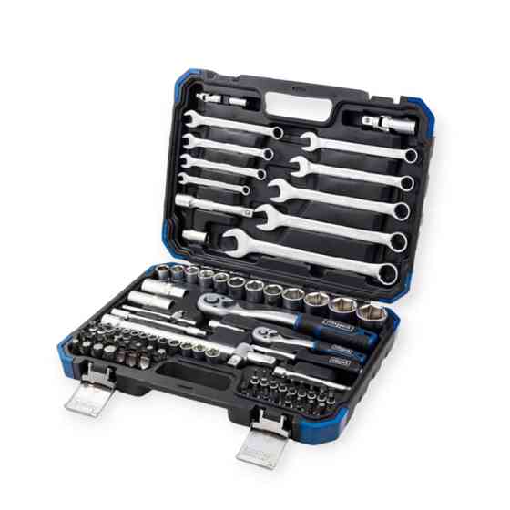 Набір інструменту 1/2", 1/4" 82 шт з бітами, ключами Scheppach Мукачево