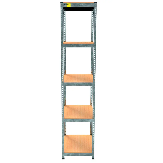 Металевий стелаж Emby Light Series (розмір 2400х450x450мм) 5 полиць ДСП до 100кг Оцинкований Вінниця - фото 4