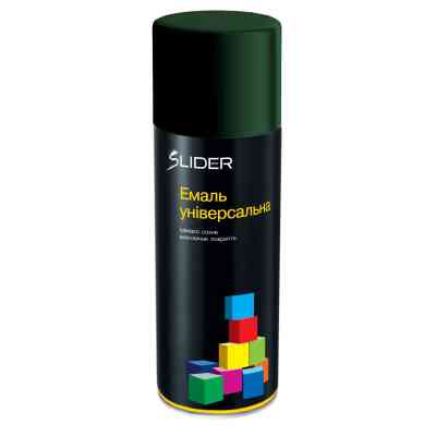 Аерозольна фарба для автомобіля SLIDER 6005 темно-зелена, 400мл (000005247) Вінниця