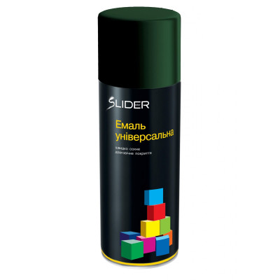 Аерозольна фарба для автомобіля SLIDER 6005 темно-зелена, 400мл (000005247) Вінниця - фото 1