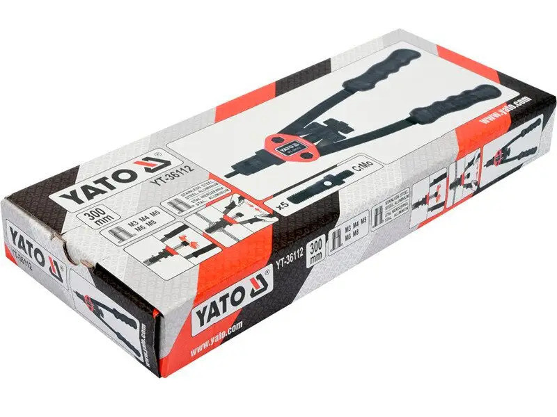 Закльопочний пістолет YATO YT-36112 для нітогайок М5-8 Коломия - фото 4