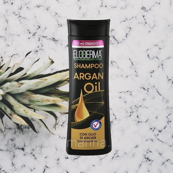 Шампунь для волос с аргановым маслом Eloderma Shampoo With Argan Oil For Damaged Hair Виноградов - изображение 2