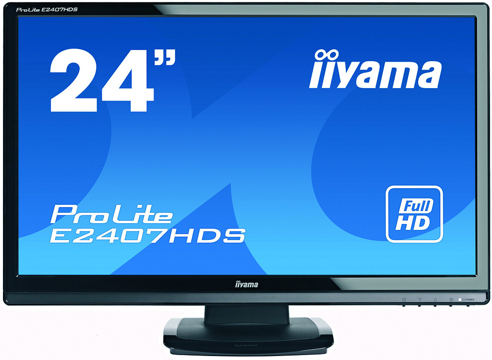 Монітор 24" Iiyama E2407HDS Black клас "Б" Луцьк - фото 1